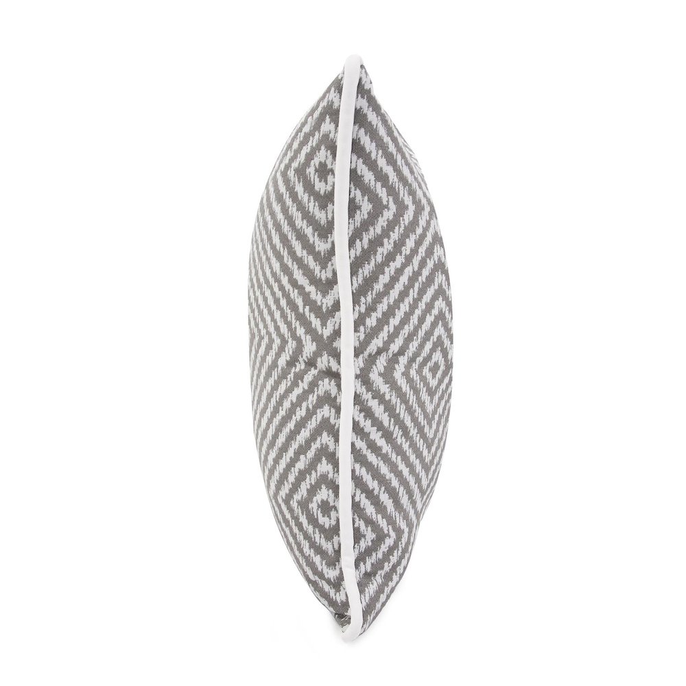 20 x 20 Outdoor Pillow Helm Pewter- Poly Insert. Picture 2