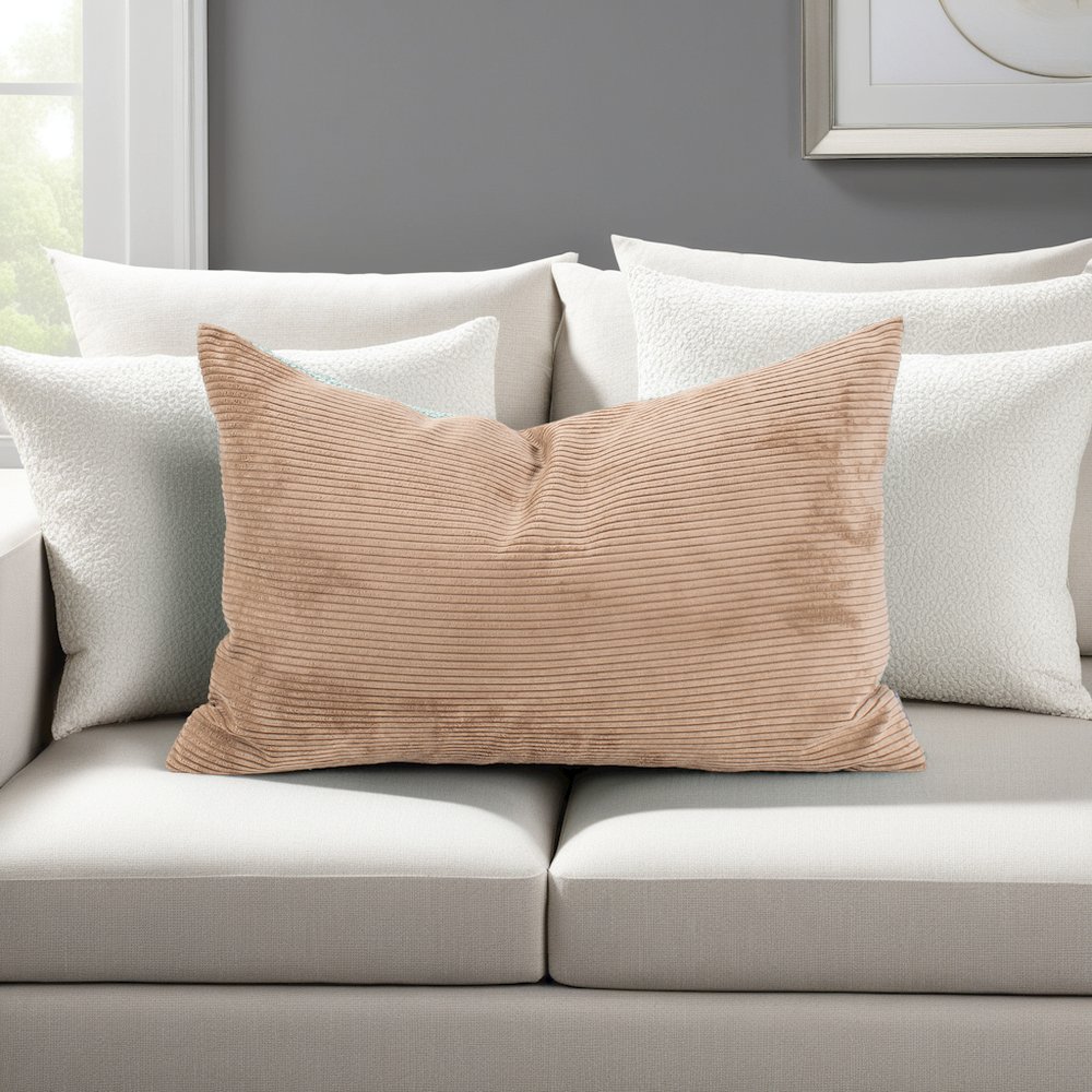 Pillow 14 x 22 Pana Sand - Down Insert. Picture 2