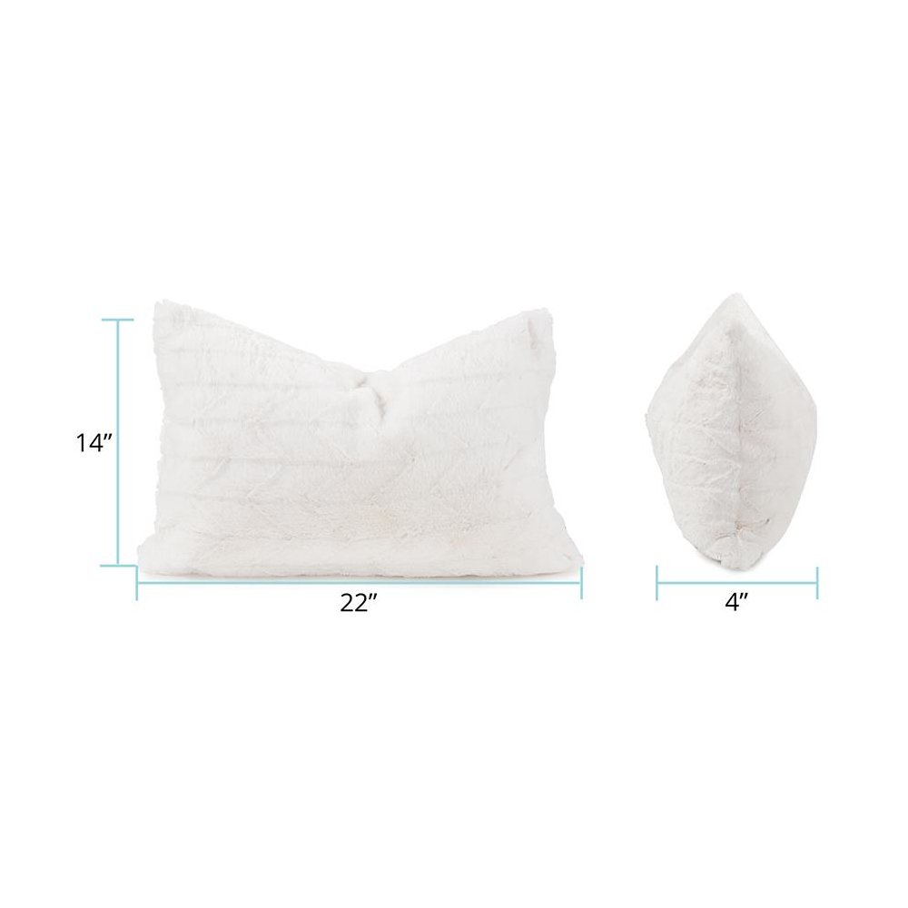Pillow  14 x 22 Angora Natural - Down Insert. Picture 6