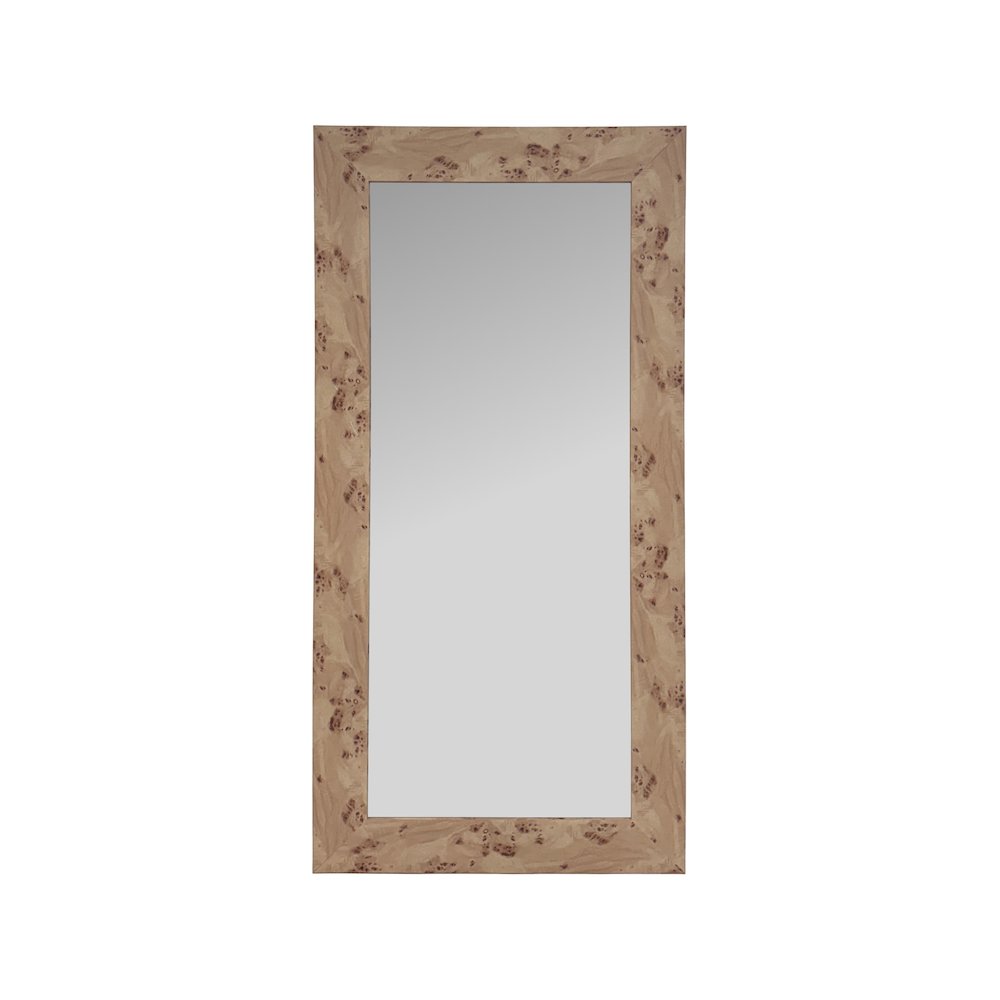 Burled Wall Mirror. Picture 1