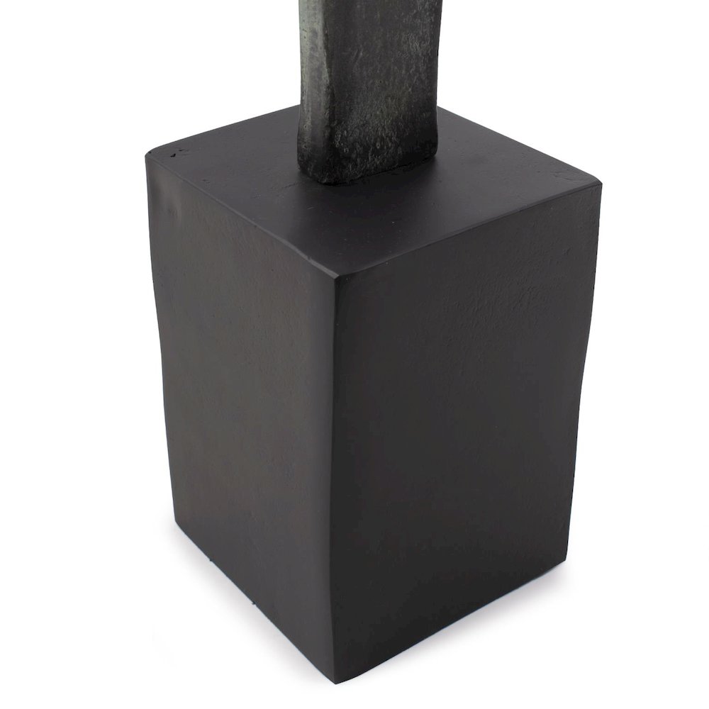 Male Fortitude Aluminum Sculpture Aged Copper. Picture 4