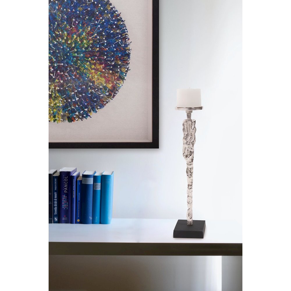 Abstract Figure Candle Holder Tall. Picture 9