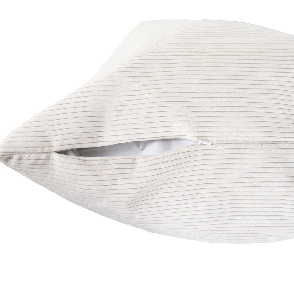 Pillow 24 x 24 Pana Natural - Poly Insert. Picture 3