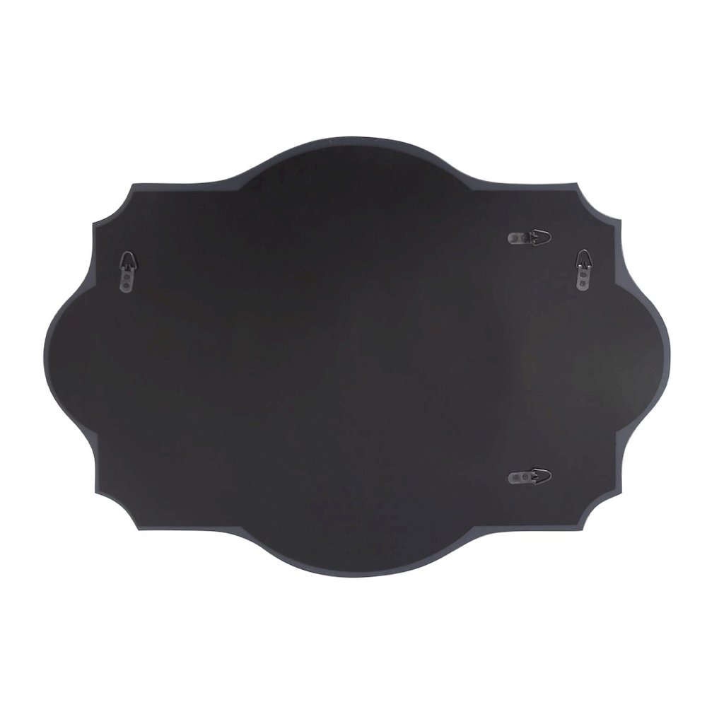 Frameless Scalloped Mirror Long. Picture 6