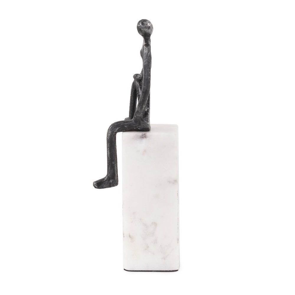 Proud Moment Sculpture on White Marble Base. Picture 7