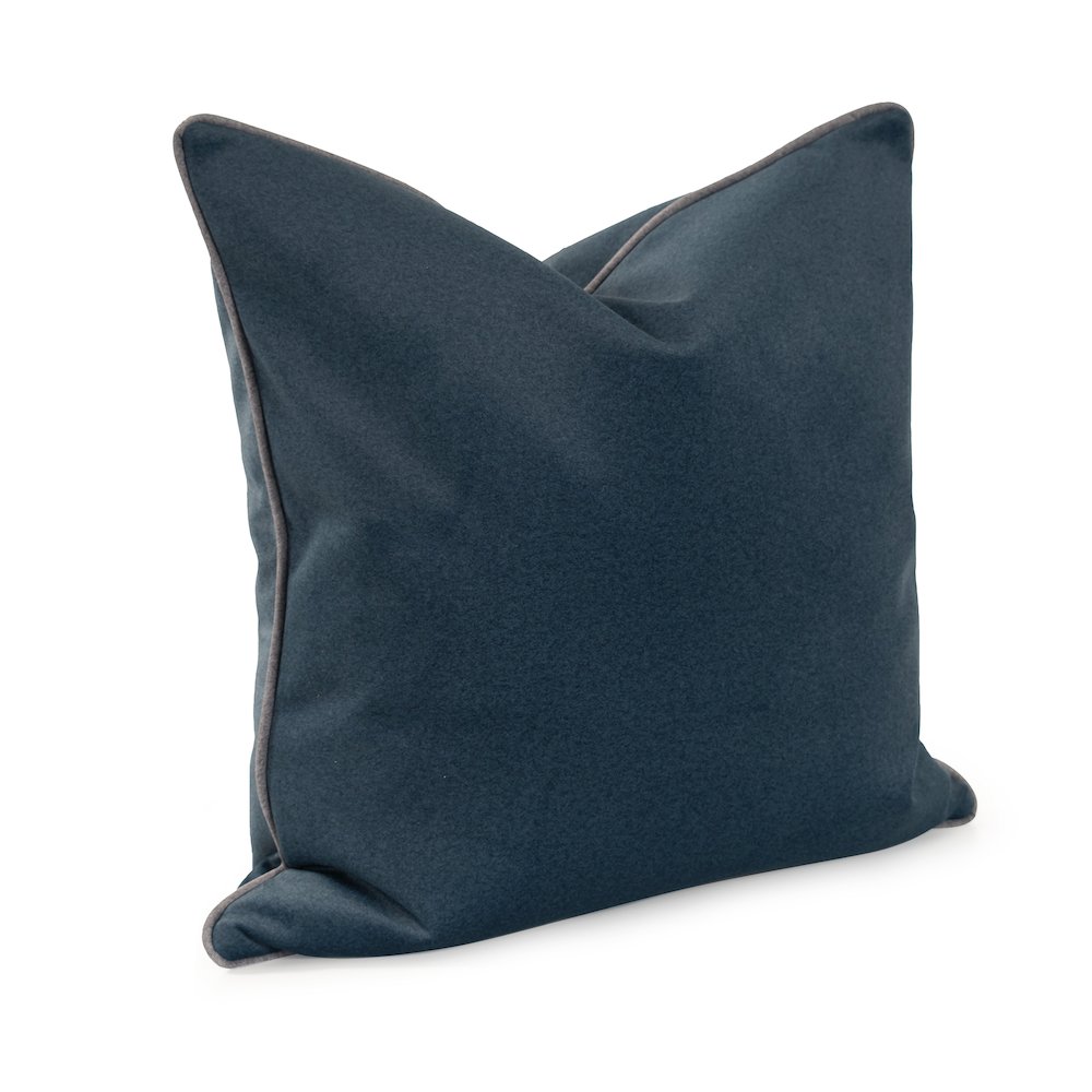 Qiviut Blue 24x24 Down Filled Pillow. Picture 2