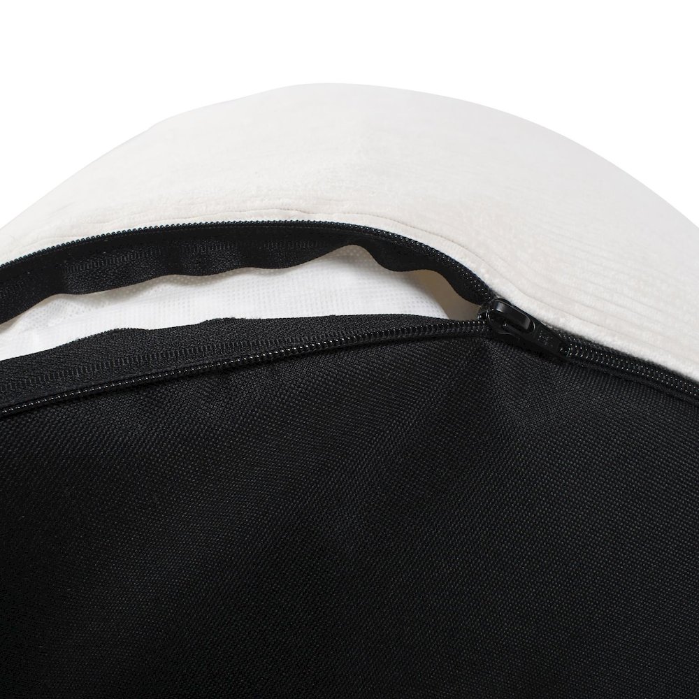 Short Pouf Pana Natural. Picture 6