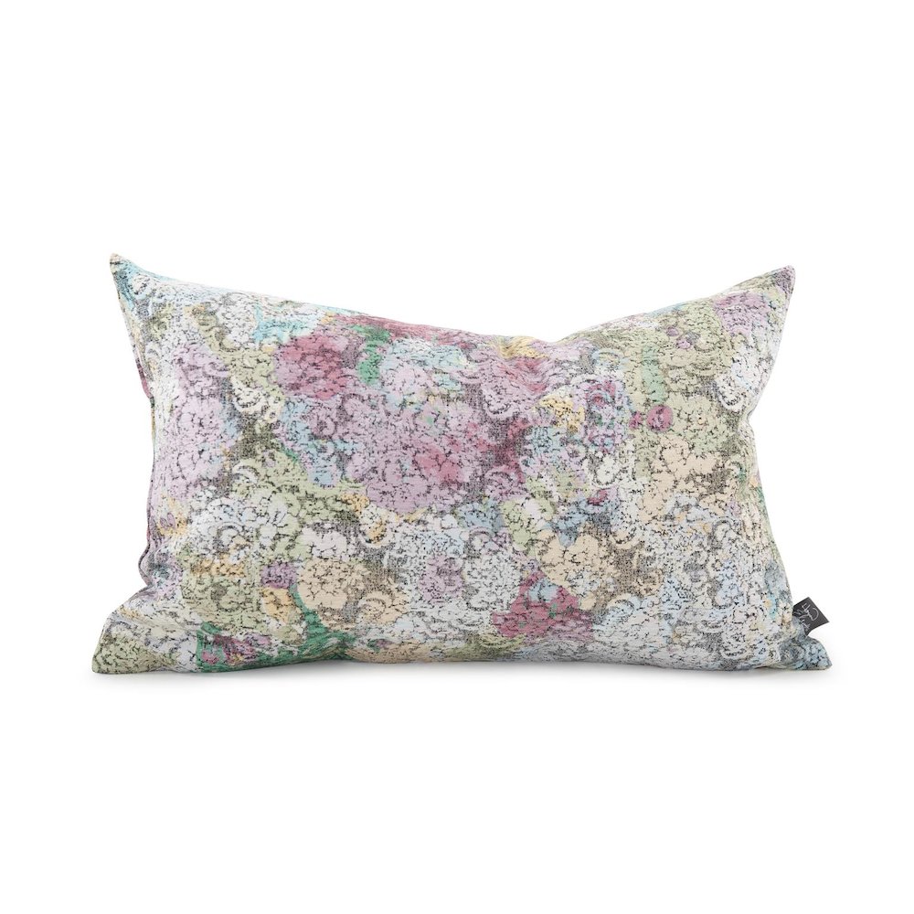 Pillow  14 x 22 Stanton Blush Lumbar - Down Insert. Picture 1