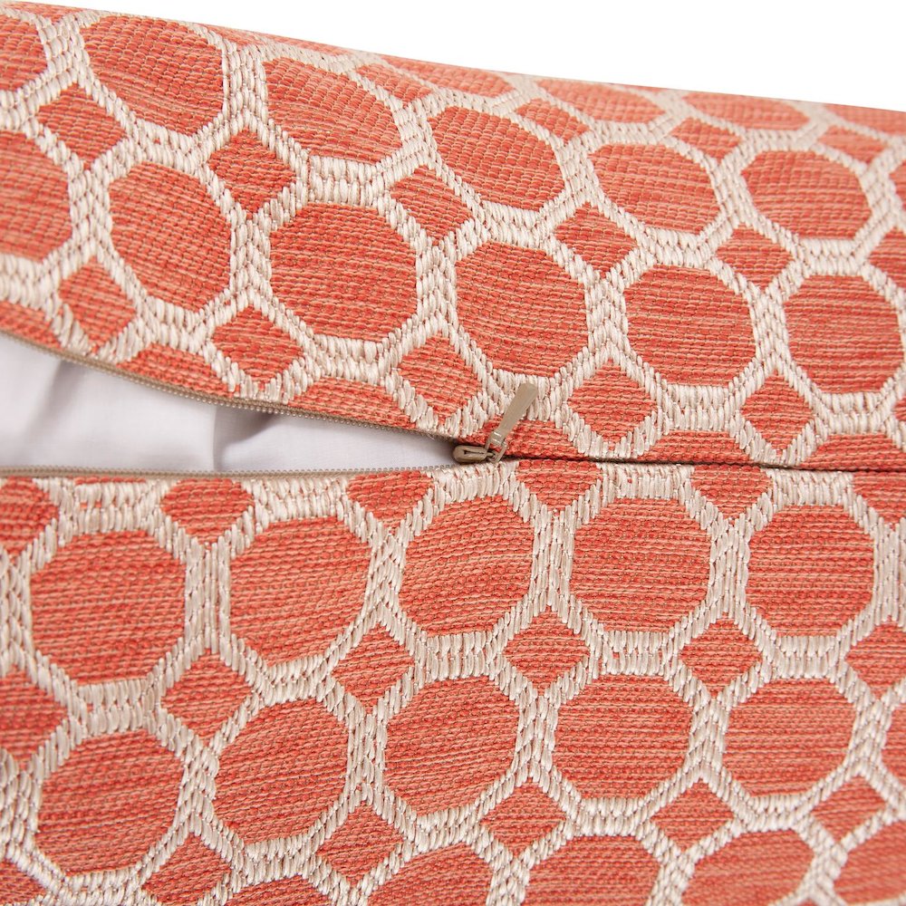 Pillow  14 x 22 Pyth Coral - Down Insert. Picture 5