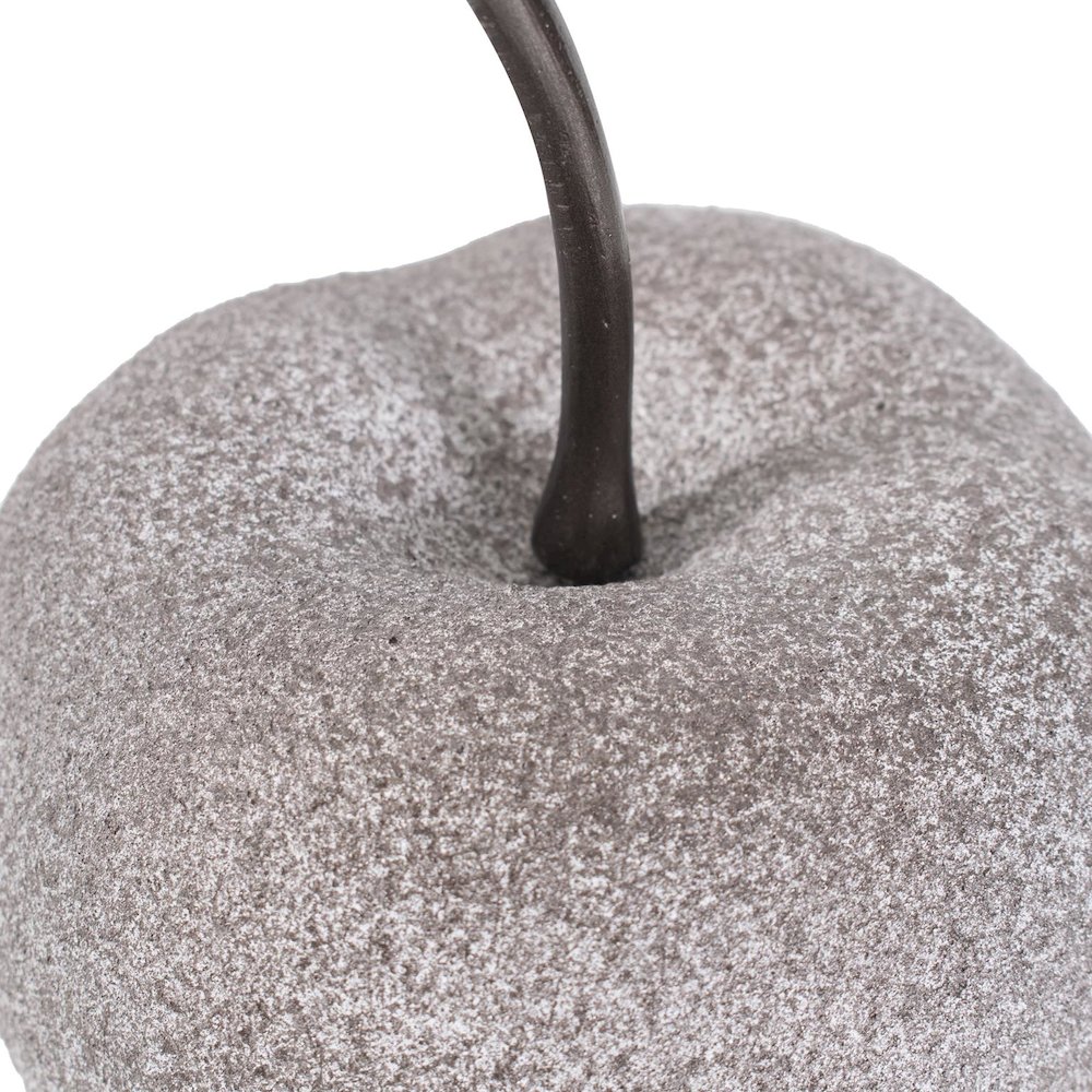 Modern Pomme Sculpture in Polyresin. Picture 4