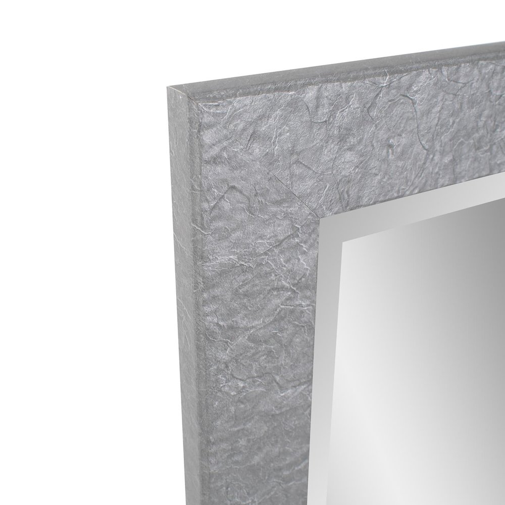 Stucco Dressing Mirror - Gray. Picture 3