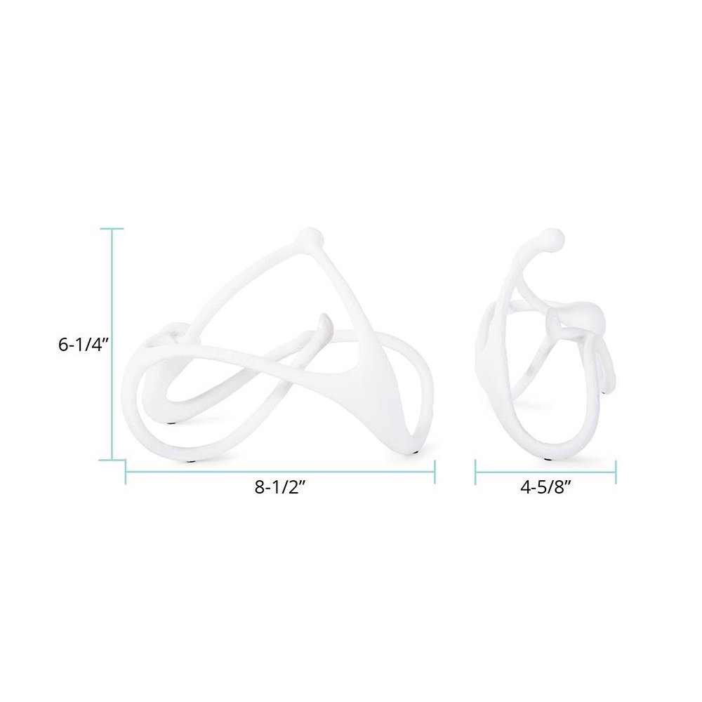 Endro Abstract Sculpture in White. Picture 8