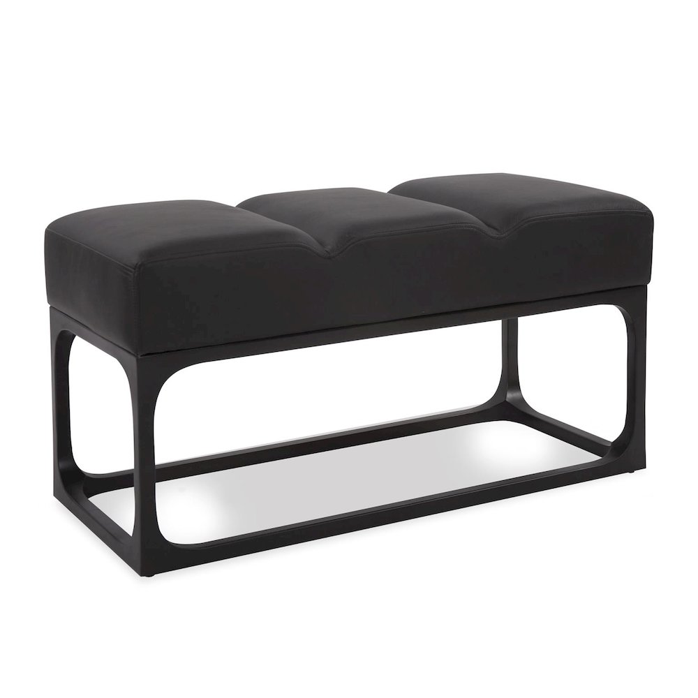Roma Leather Bench. Picture 2
