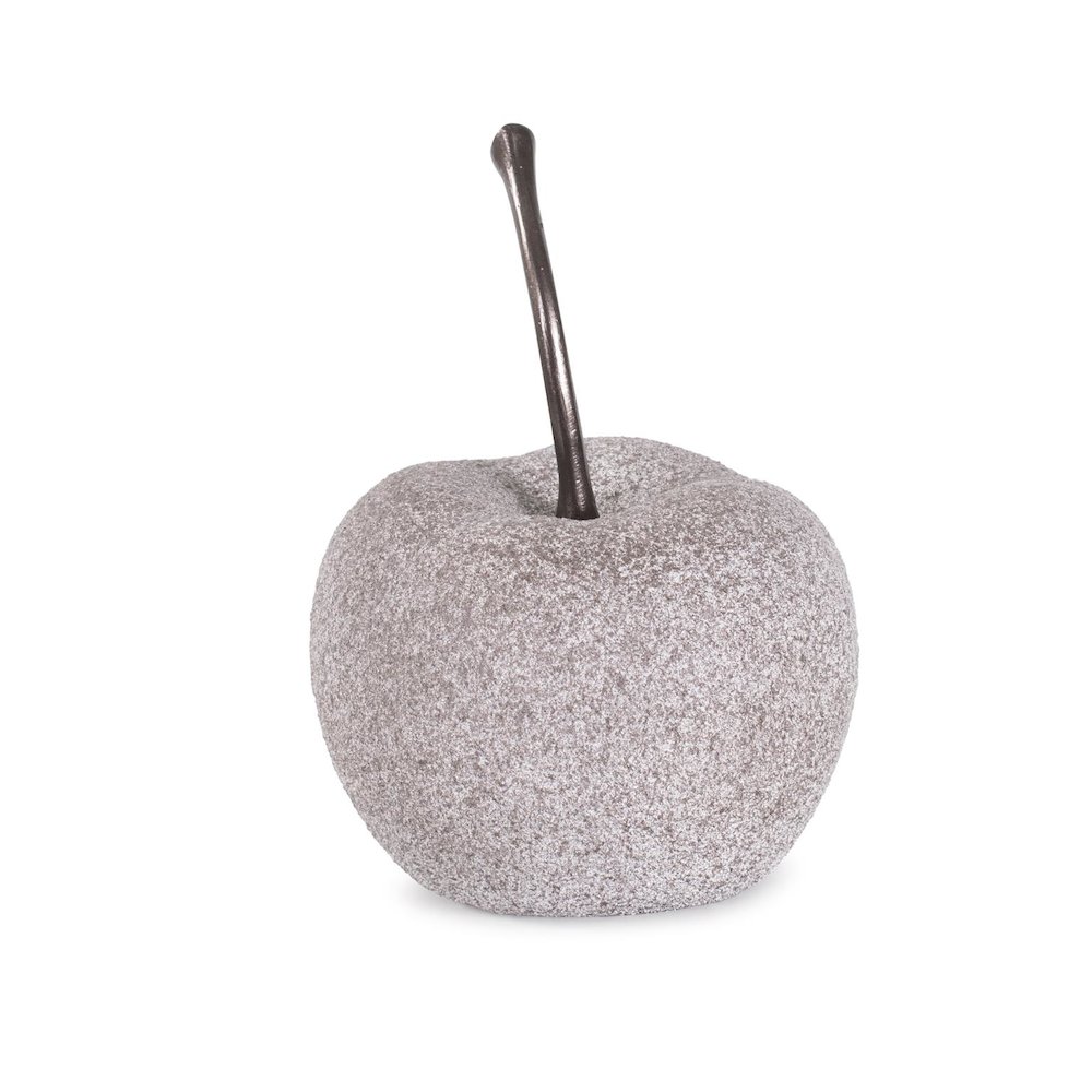 Modern Pomme Sculpture in Polyresin. Picture 2