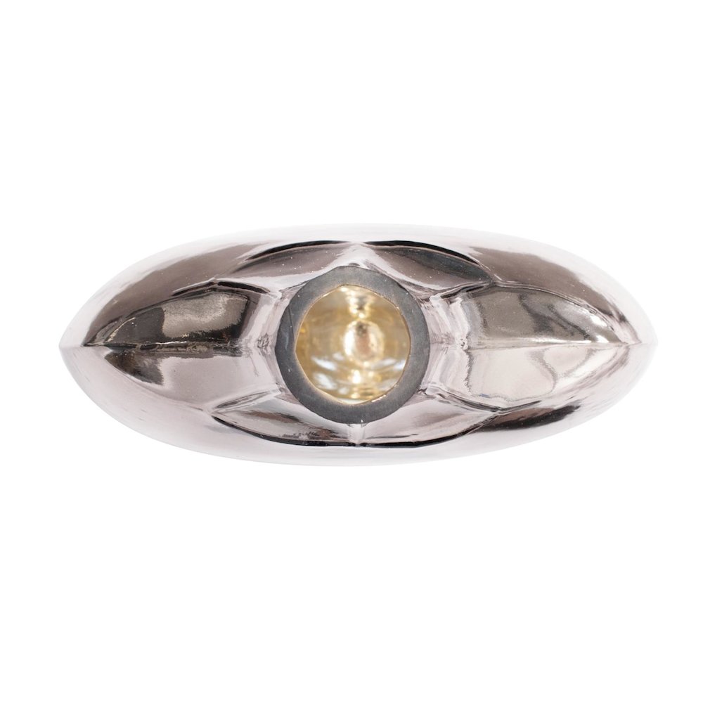 Advik Polished Silver Vase- Short. Picture 5