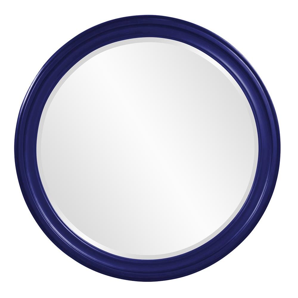 George Mirror - Glossy Navy. Picture 1