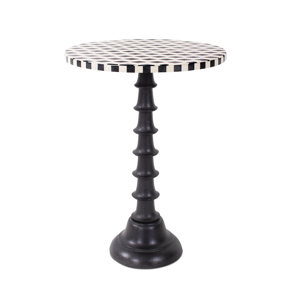 Columbina Inlaid Drink Table. Picture 1