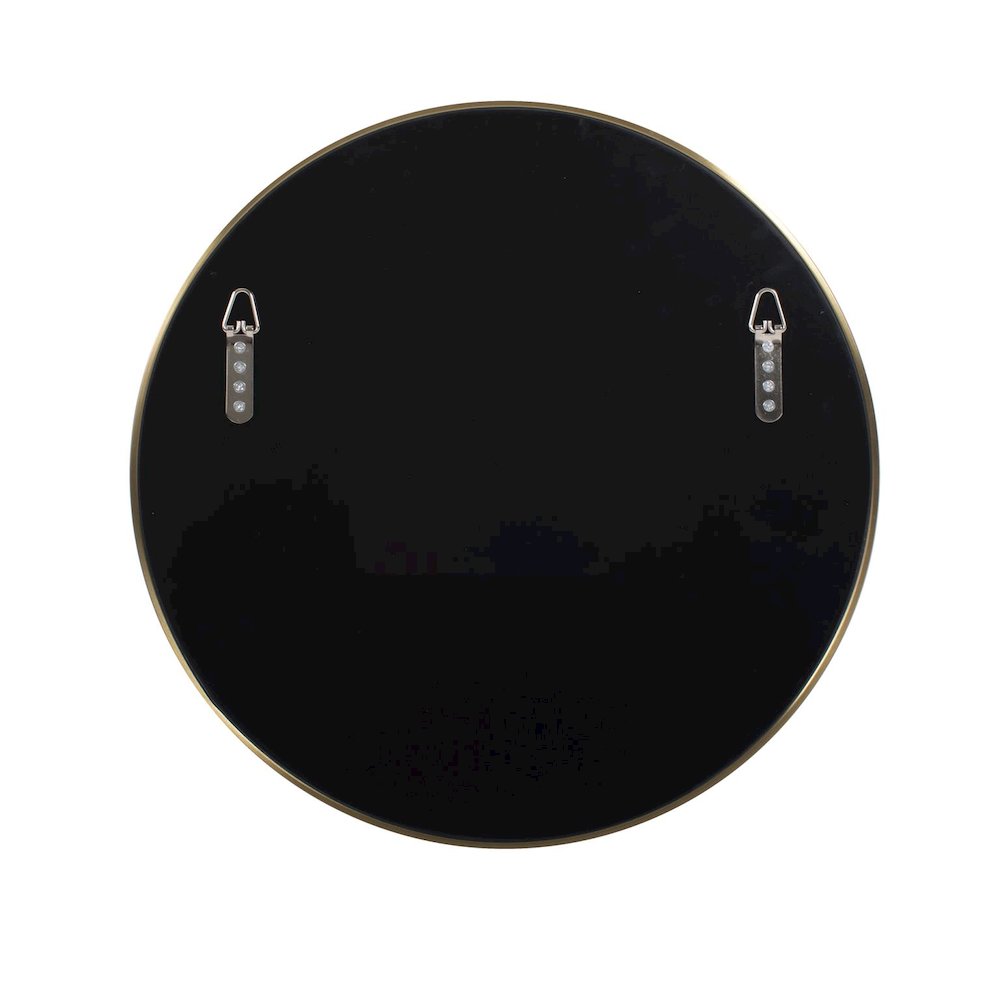 Broidy Round Mirror- Aubergine Purple. Picture 5