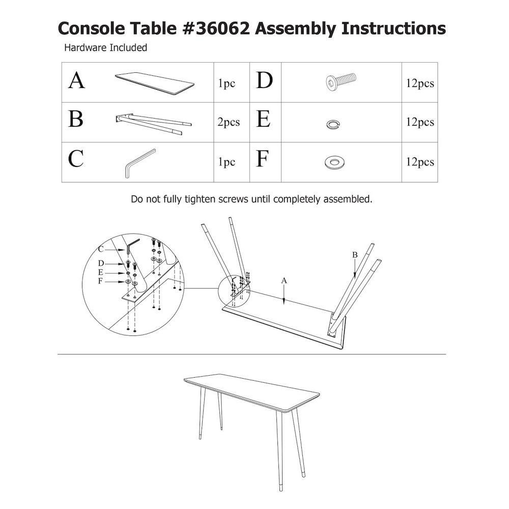 Soho Wood Console Table. Picture 8
