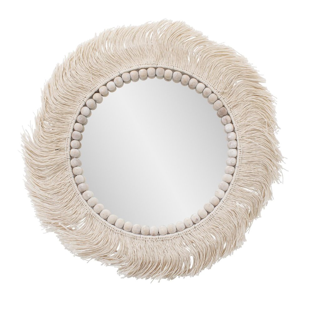 Fringe Round Mirror. Picture 1