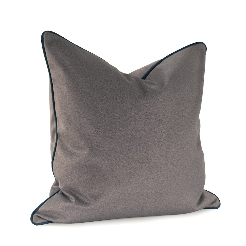 Qiviut Gray 24x24 Poly Filled Pillow. Picture 5