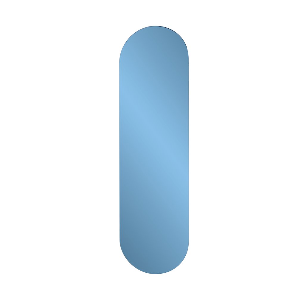 Balducci Oval Sapphire Blue Mirror Long. Picture 1