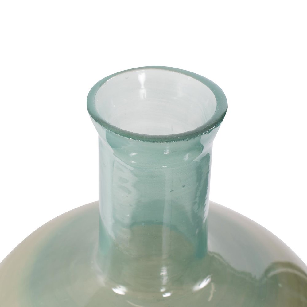 Capri Stripe Glass Bottle Vase- Tall. Picture 3