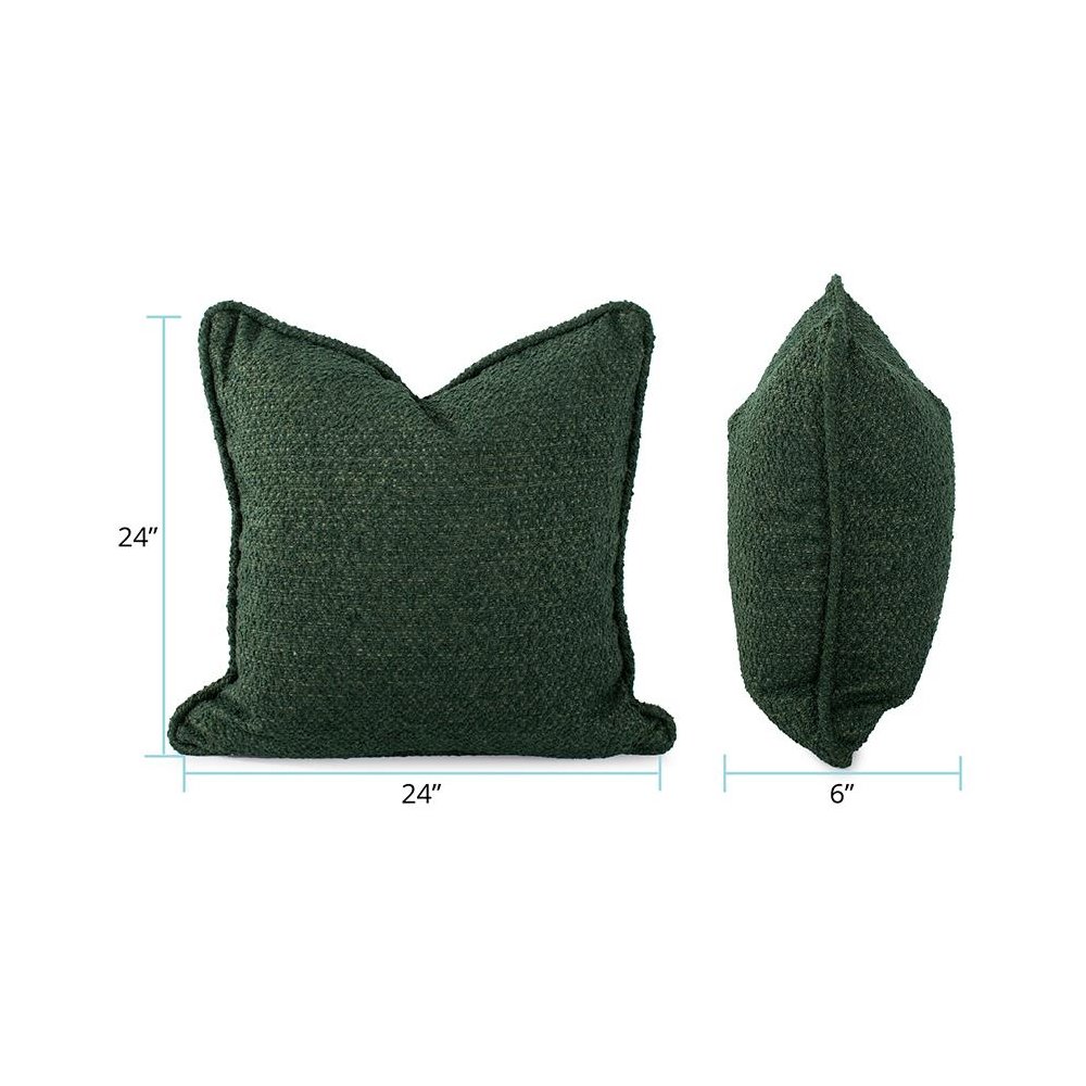 24 in. x 24 in. Pillow  Barbet Forest  - Down Insert. Picture 8