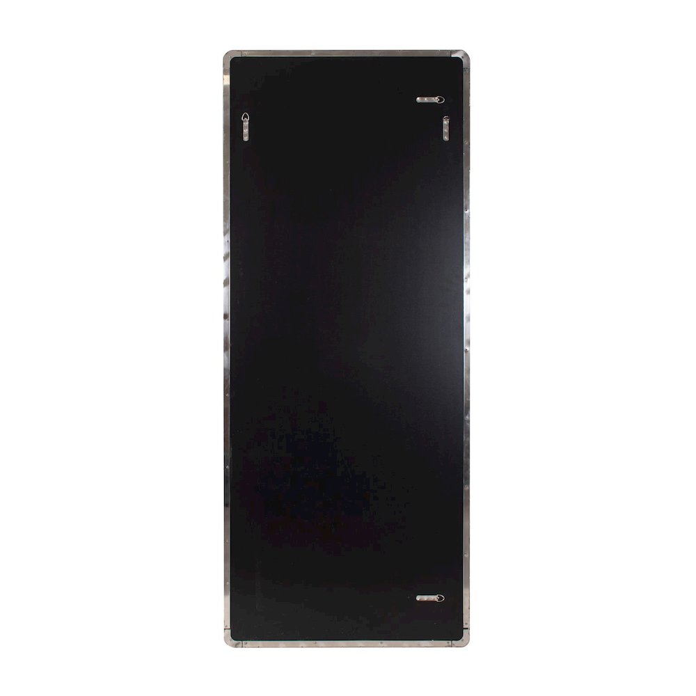 Steele Polished Silver Oversized Mirror. Picture 9
