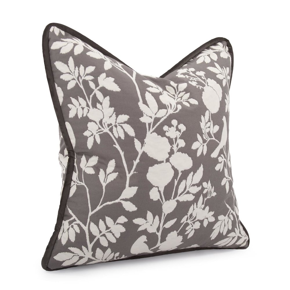 20 x 20 Pillow  Sparrow Charcoal - Down Insert. Picture 2