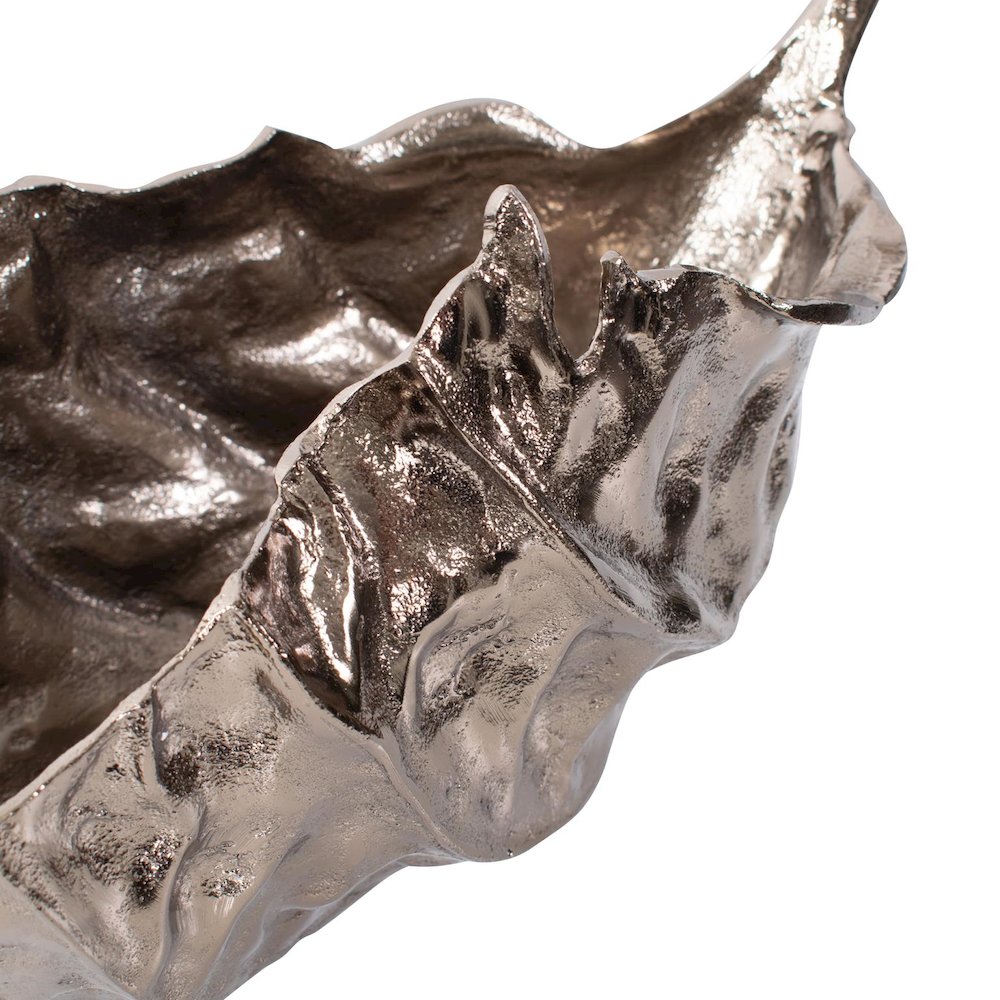 Aspen Leaf Cast Aluminum Bowl. Picture 2