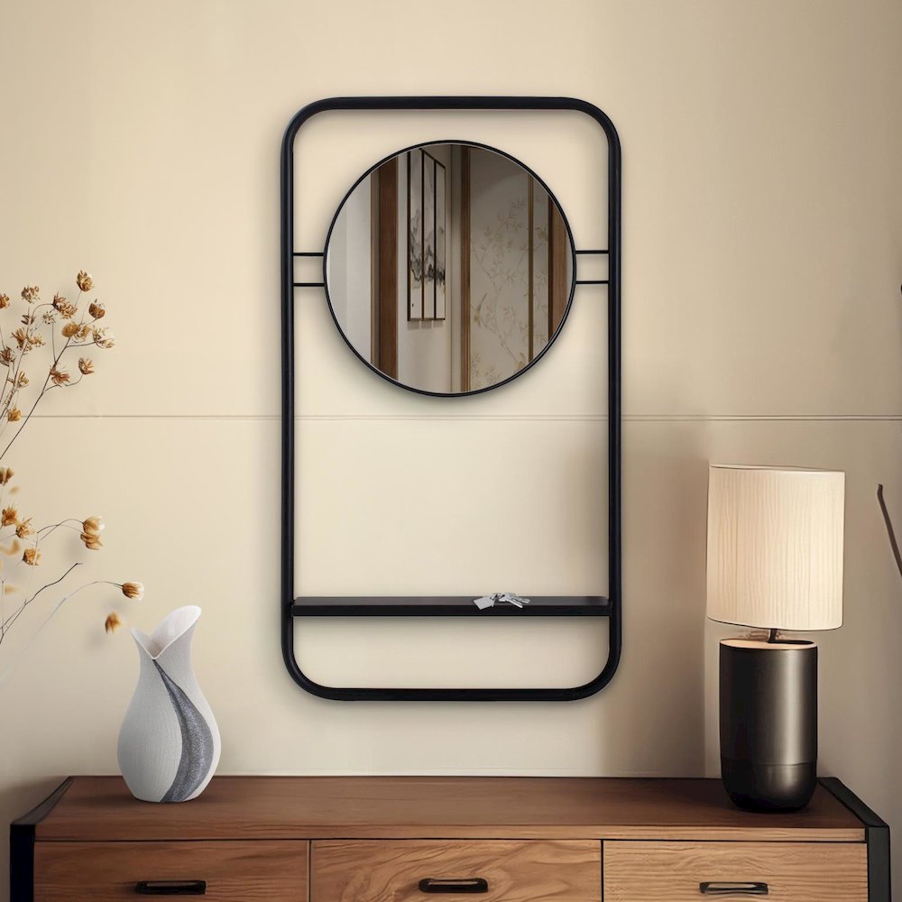 Collins Mirror with shelf. Picture 2
