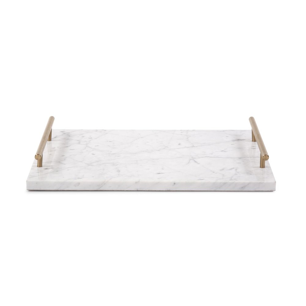 White Marble Tray. Picture 1