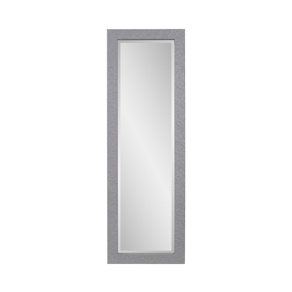 Stucco Dressing Mirror - Gray. Picture 1