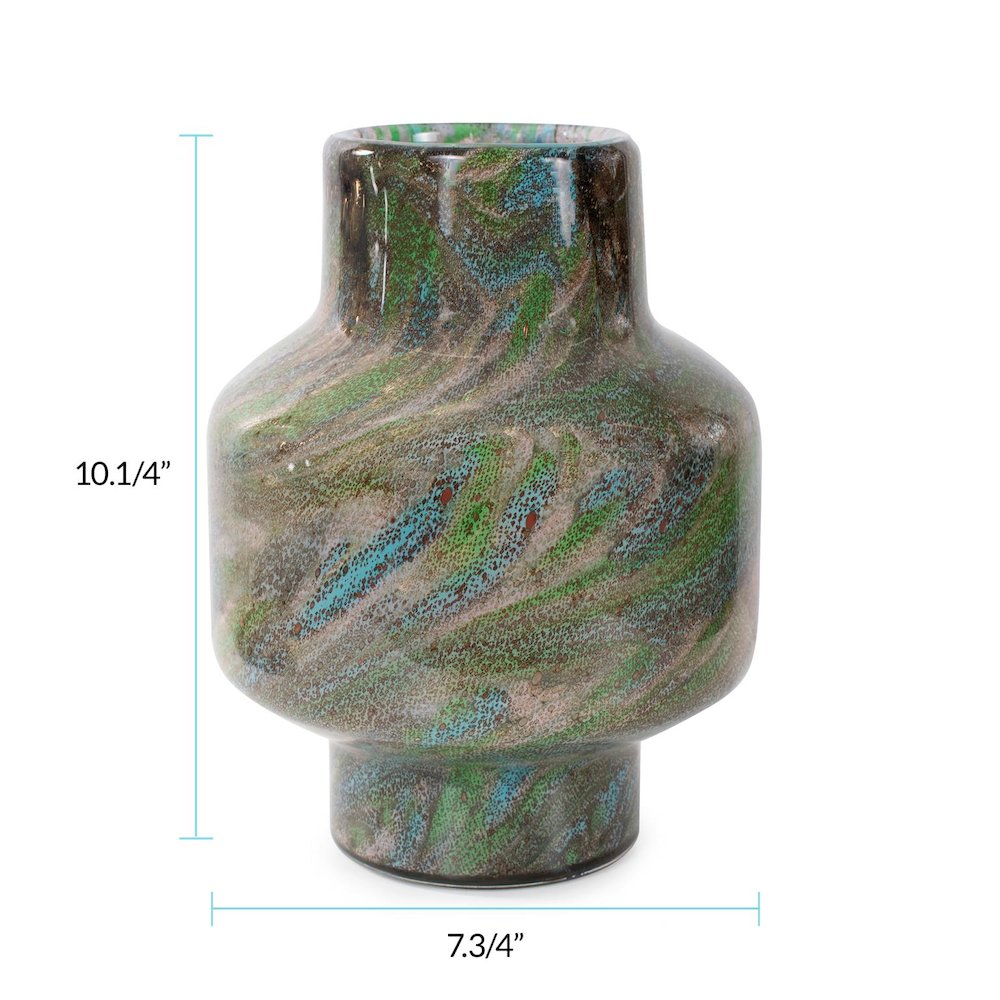 Kabir Glass Vase-  Short. Picture 7