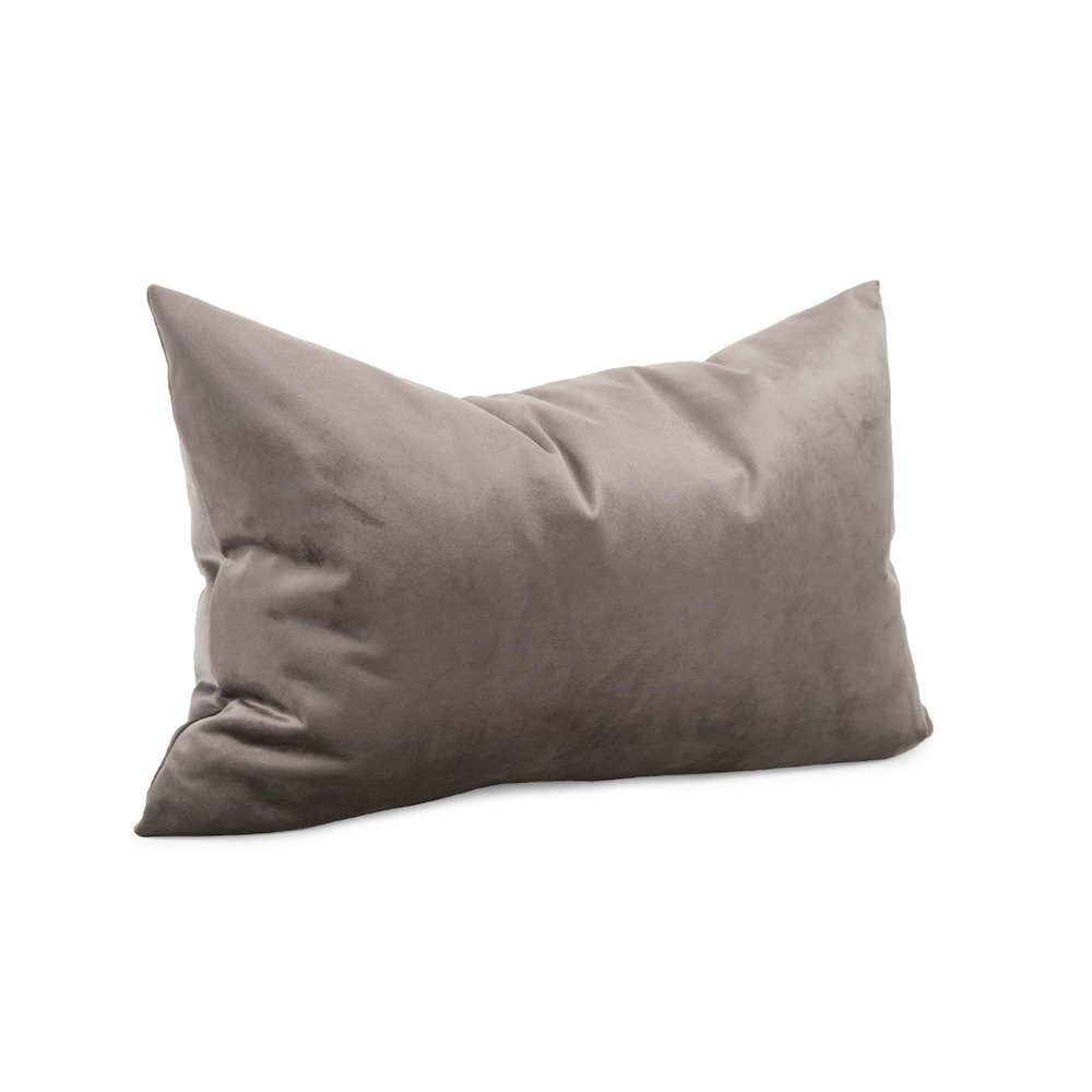 Pillow  14 x 22 Bella Pewter - Down Insert. Picture 2