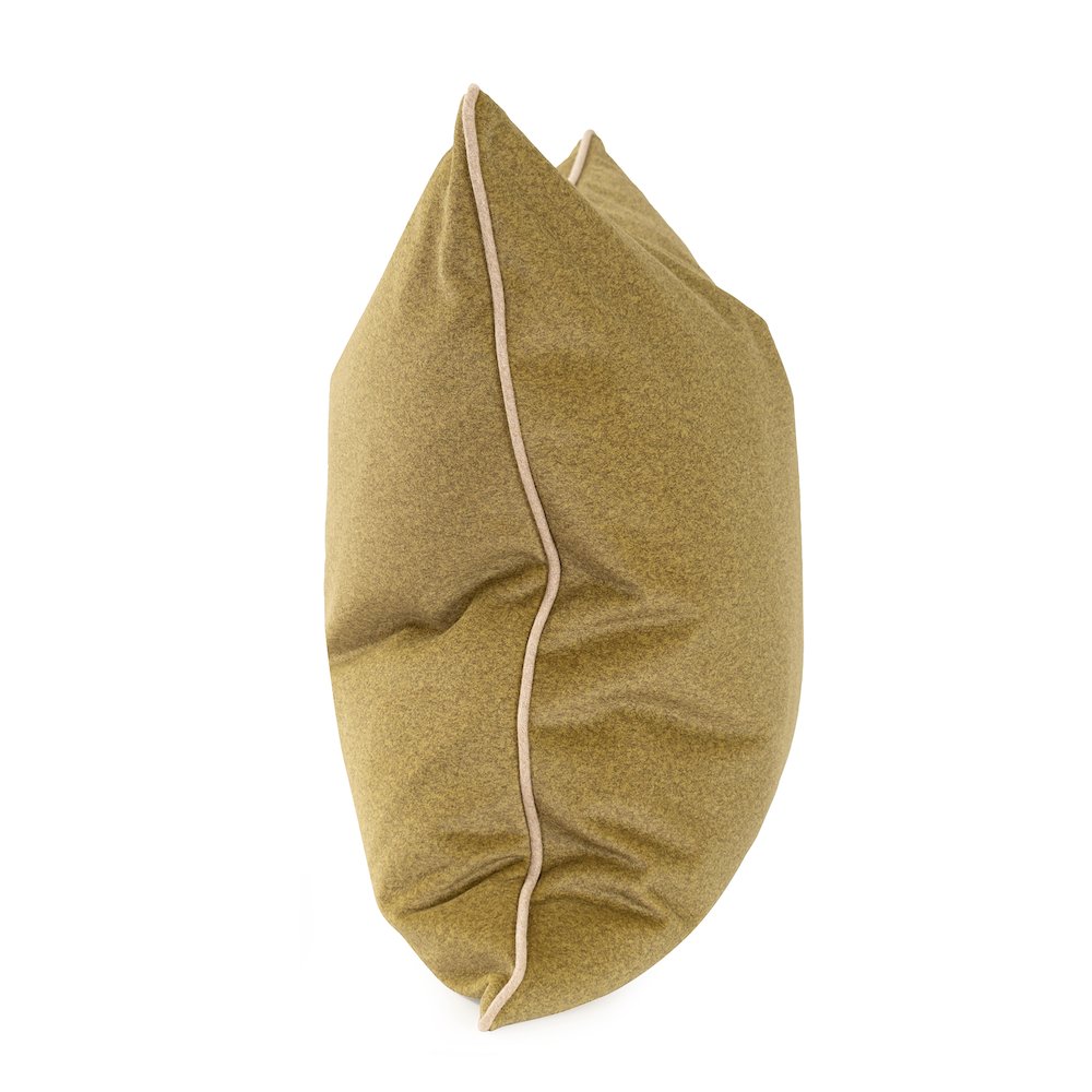 Qiviut Green 24x24 Poly Filled Pillow. Picture 3