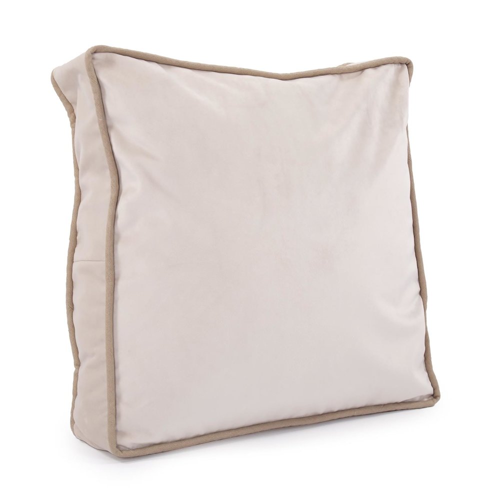 20 Gusseted Pillow  Bella Sand - Down Insert. Picture 1