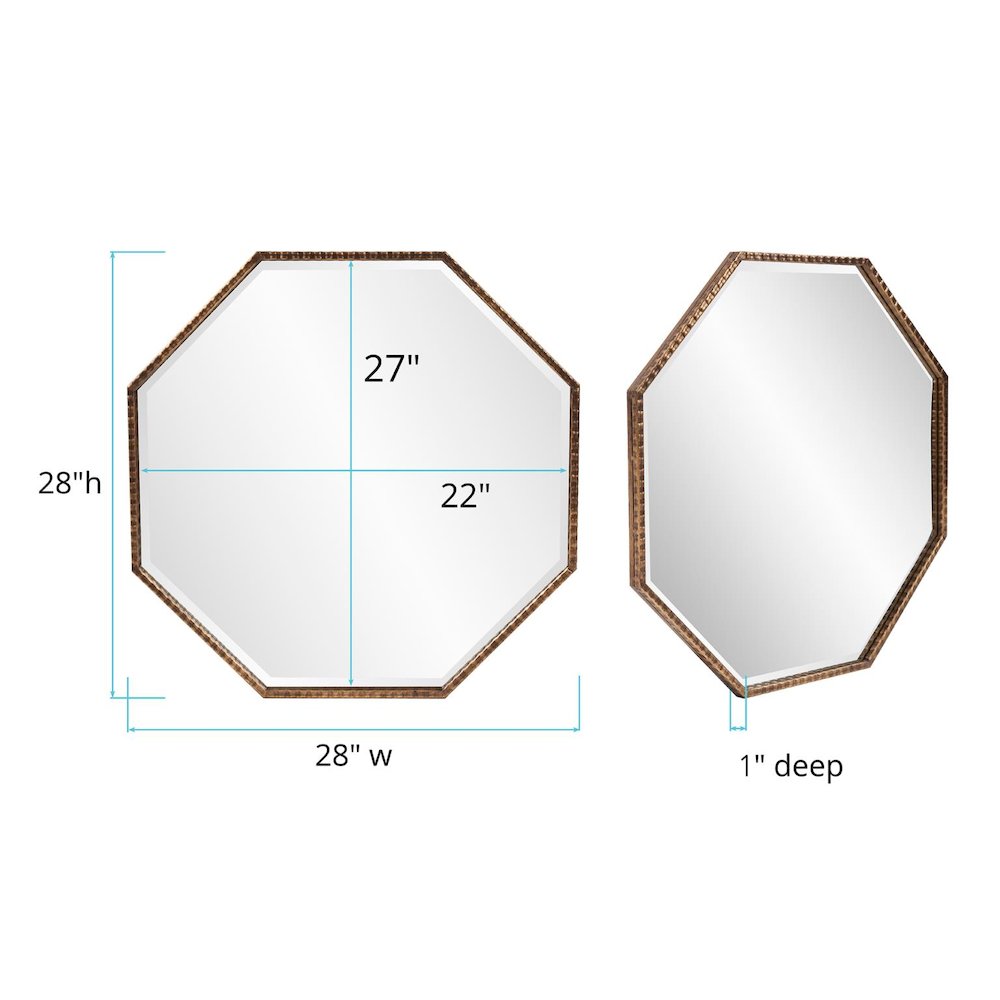 Bastian Octagon Mirror. Picture 6
