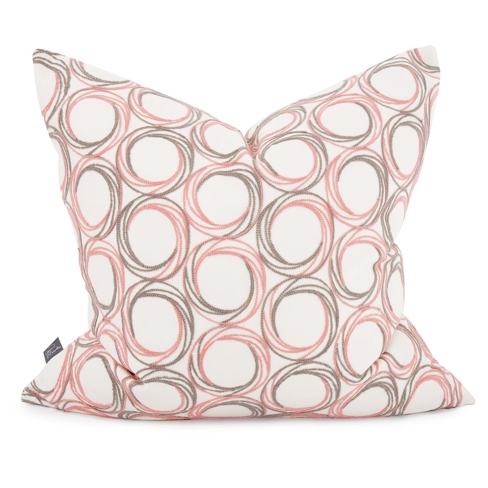 24 x 24 Demo Coral Pillow  - Poly Insert. Picture 1