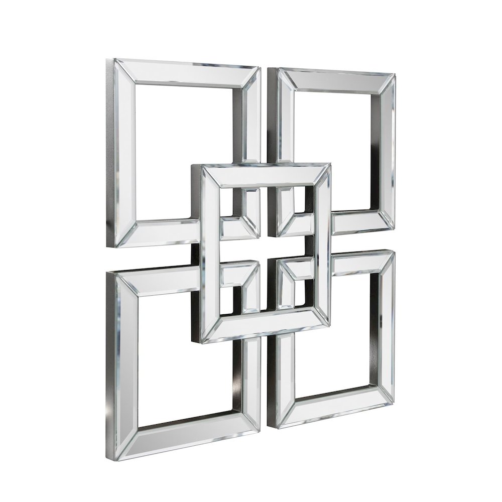 Landia Square Mirror- Clear. Picture 2