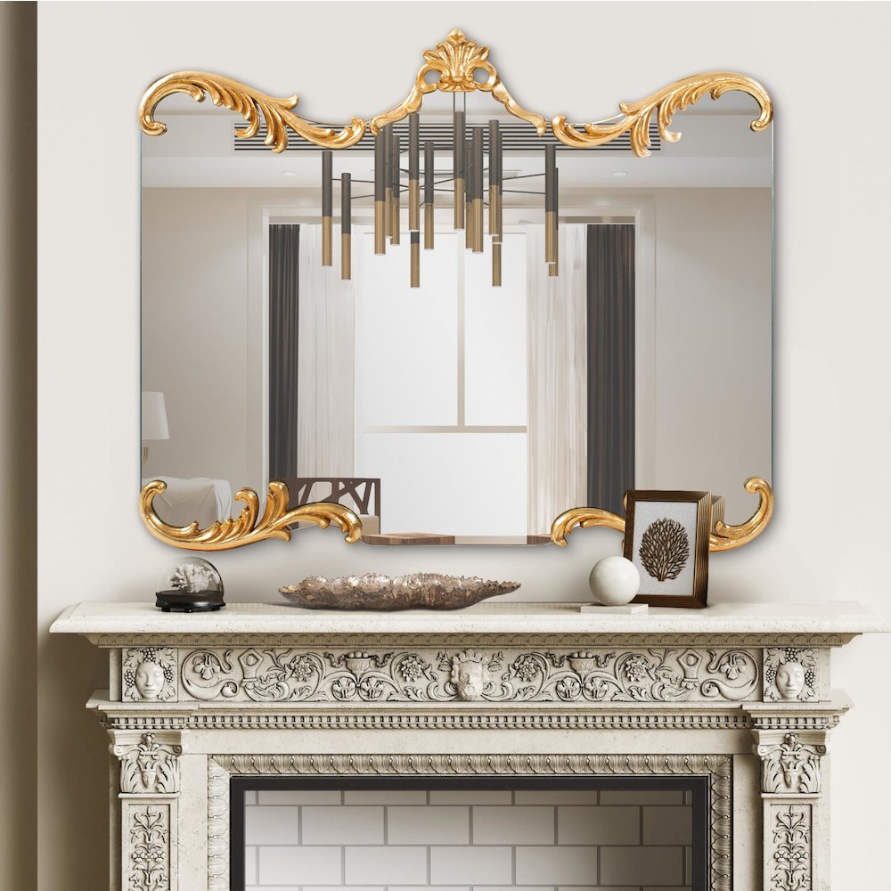 St. James Gold Gilded Mirror. Picture 9