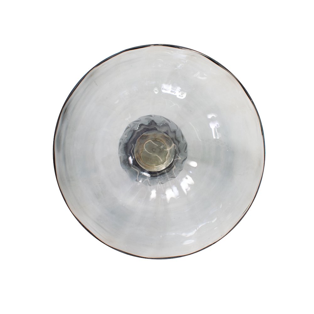 Ayers Smoked Glass Bowl. Picture 4