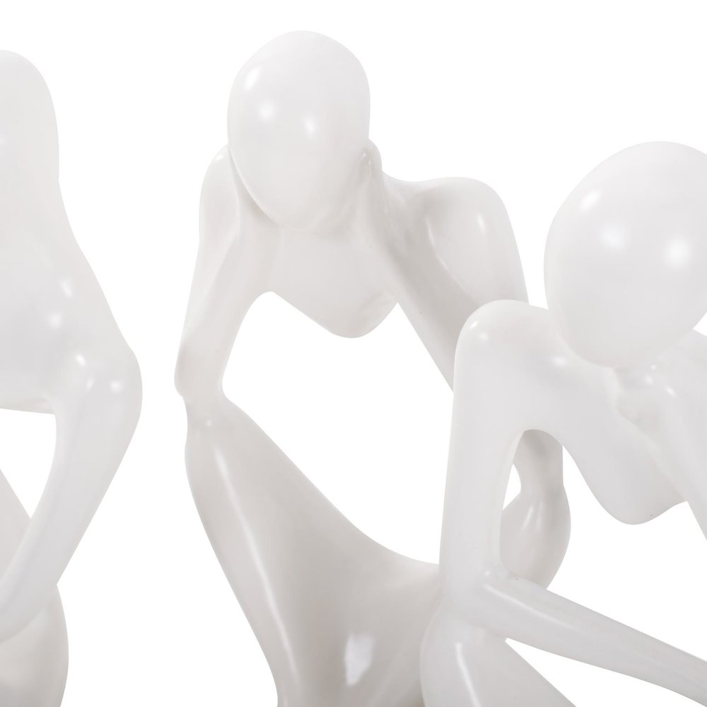 Contentment Ceramic Sculpture- Set of 3. Picture 2
