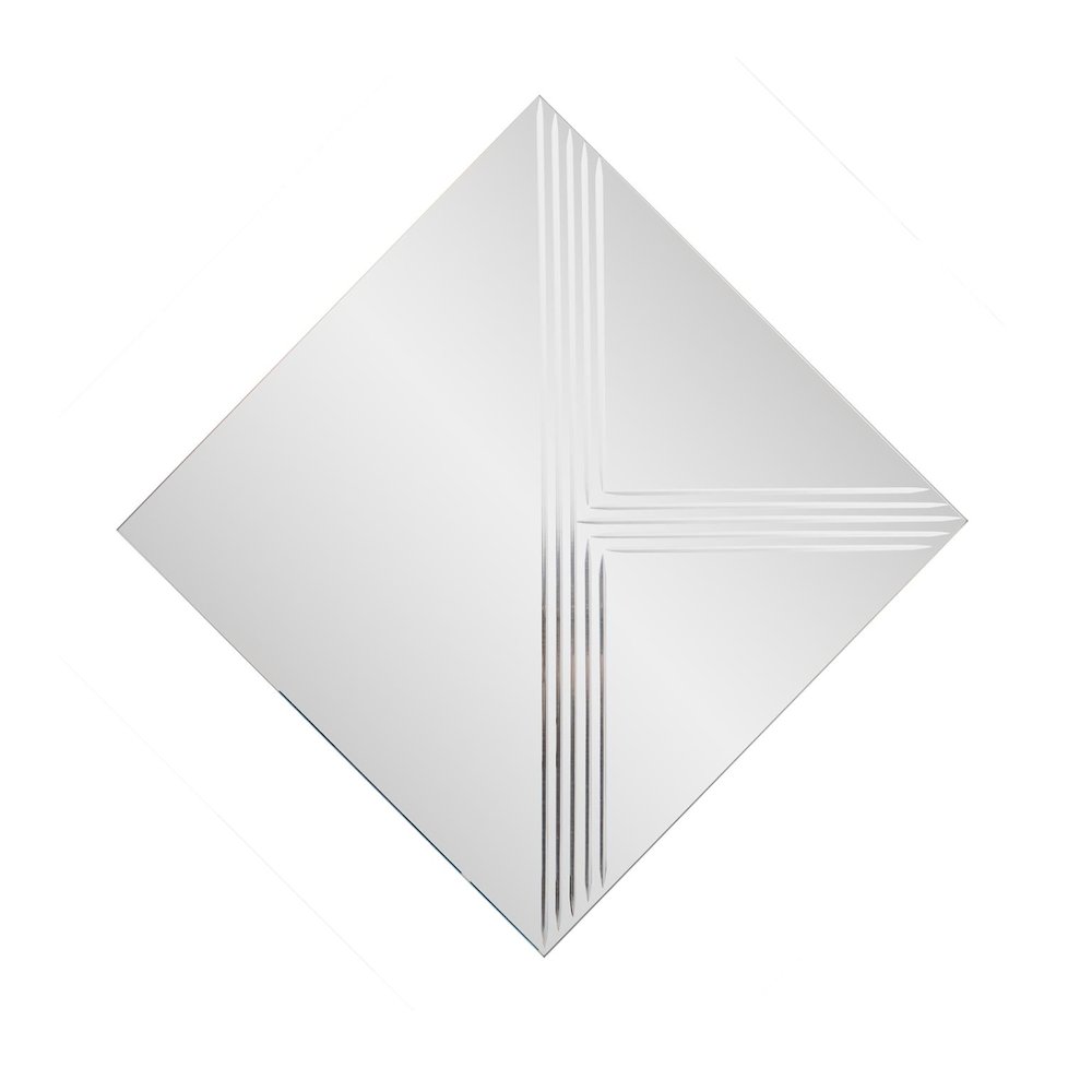 Adoree V Grooved Square Mirror. Picture 8