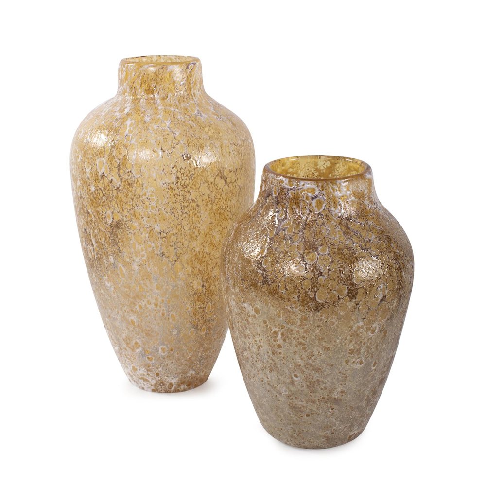 Zynsky Art Glass in Soft Amber- Short. Picture 6