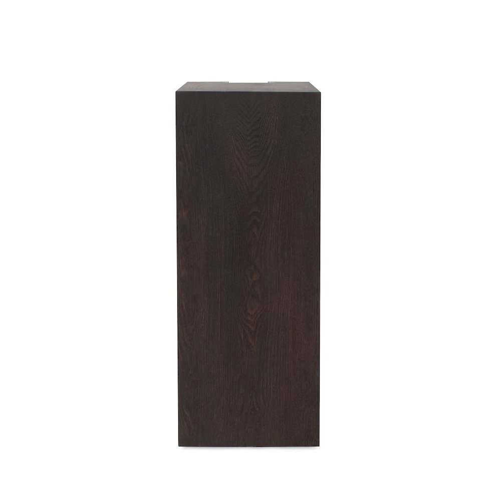 Bertoia Black Wooden Display Pedestal- Short. Picture 2