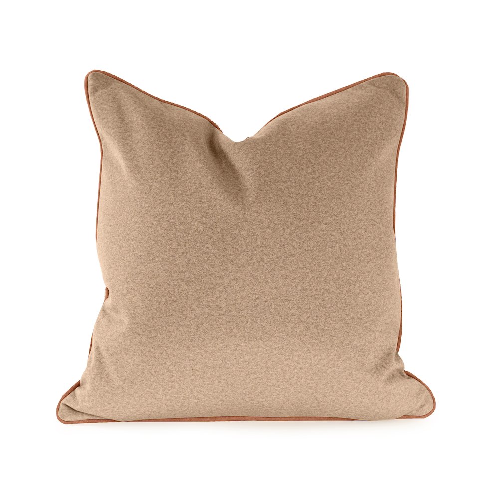Qiviut Camel 20x20 Down Filled Pillow. Picture 1
