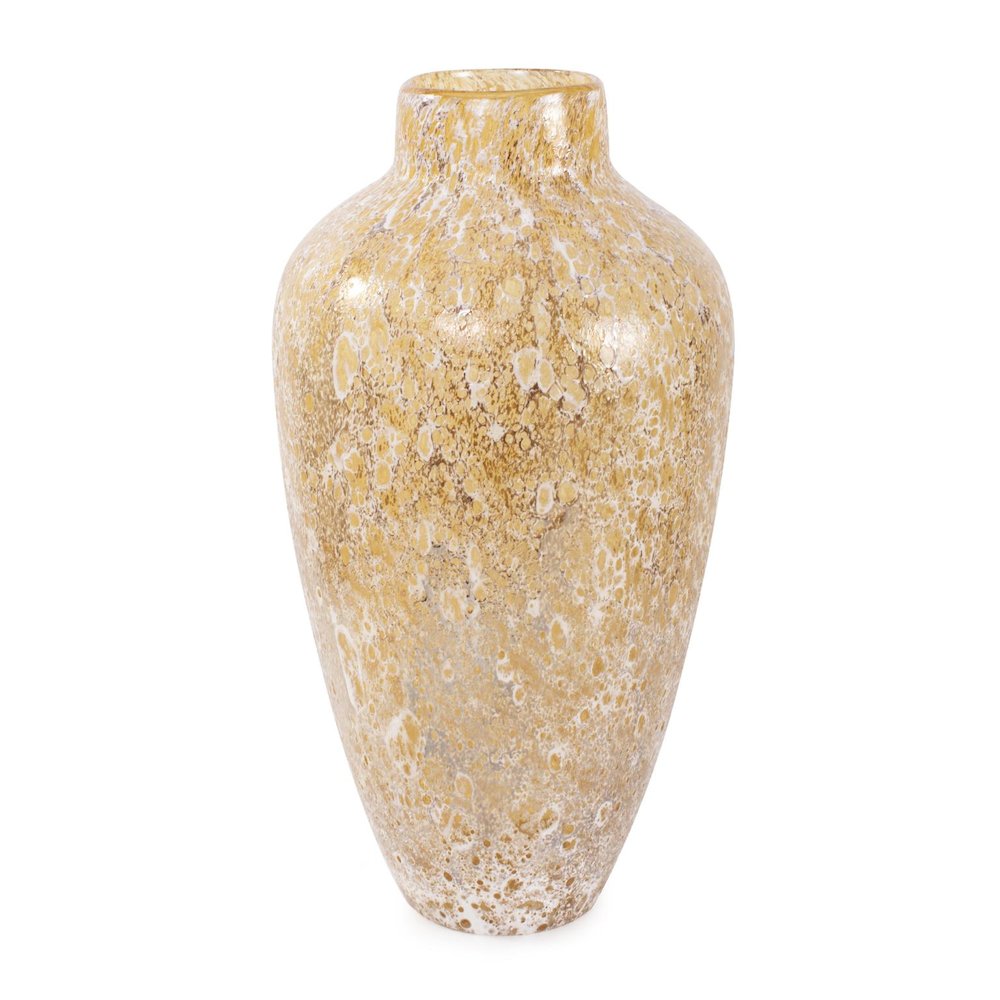 Zynsky Art Glass in Soft Amber- Tall. Picture 1