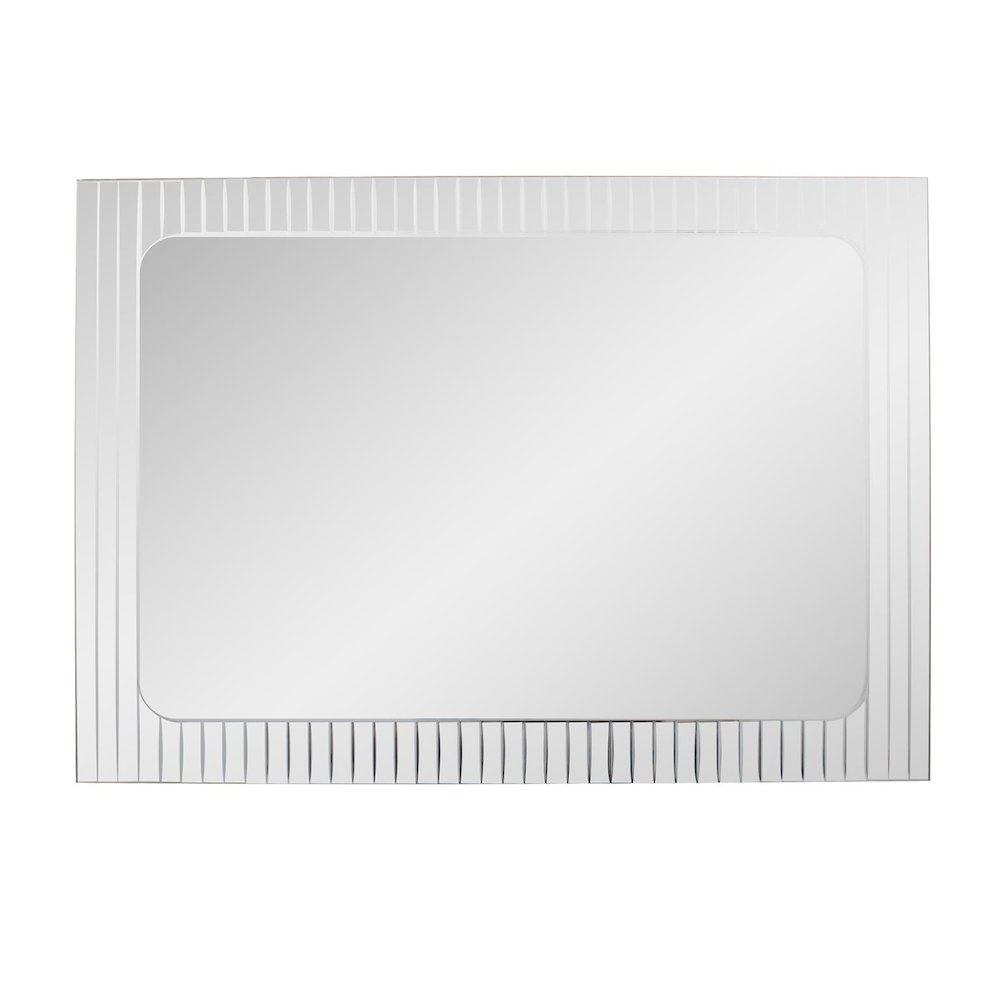 Adoree V Grooved Vanity Mirror. Picture 4